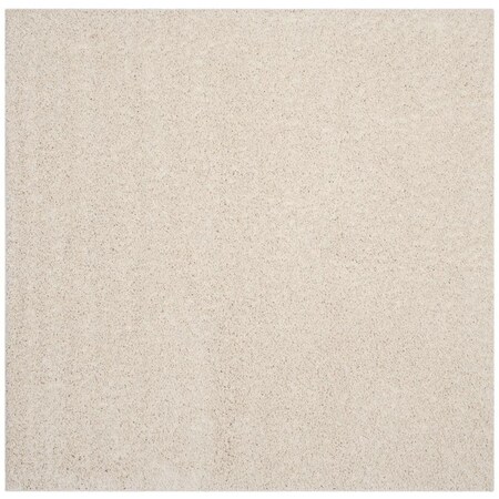 Safavieh Athens Shag Square RugOff White 6 ft. 7 in. x 6 ft. 7 in. SGA119B-7SQ